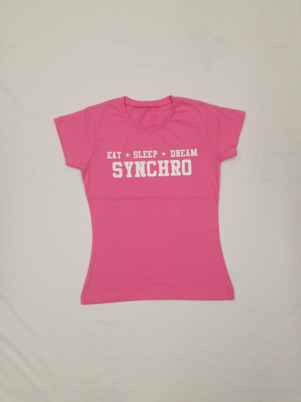 synchro pajama shirt, pink