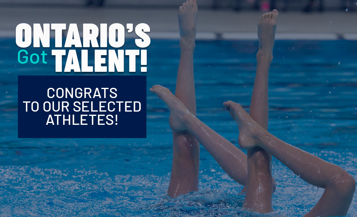 Ontario's Got Talent Athletes Announced Ontario Artistic Swimming