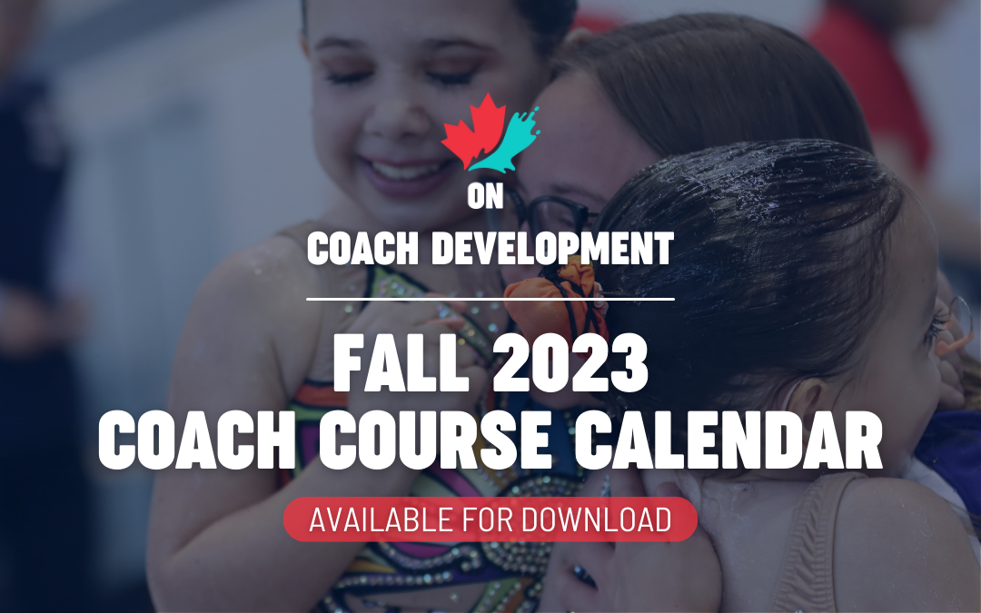 Fall 2023 Coaching Course Calendar